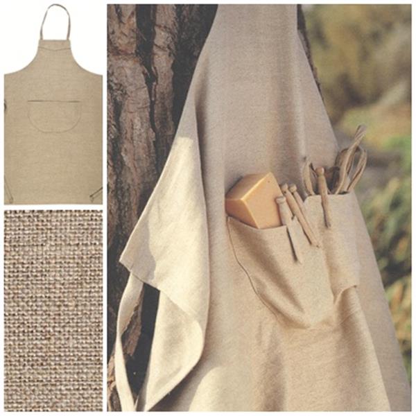 BISTRO 100% linen apron